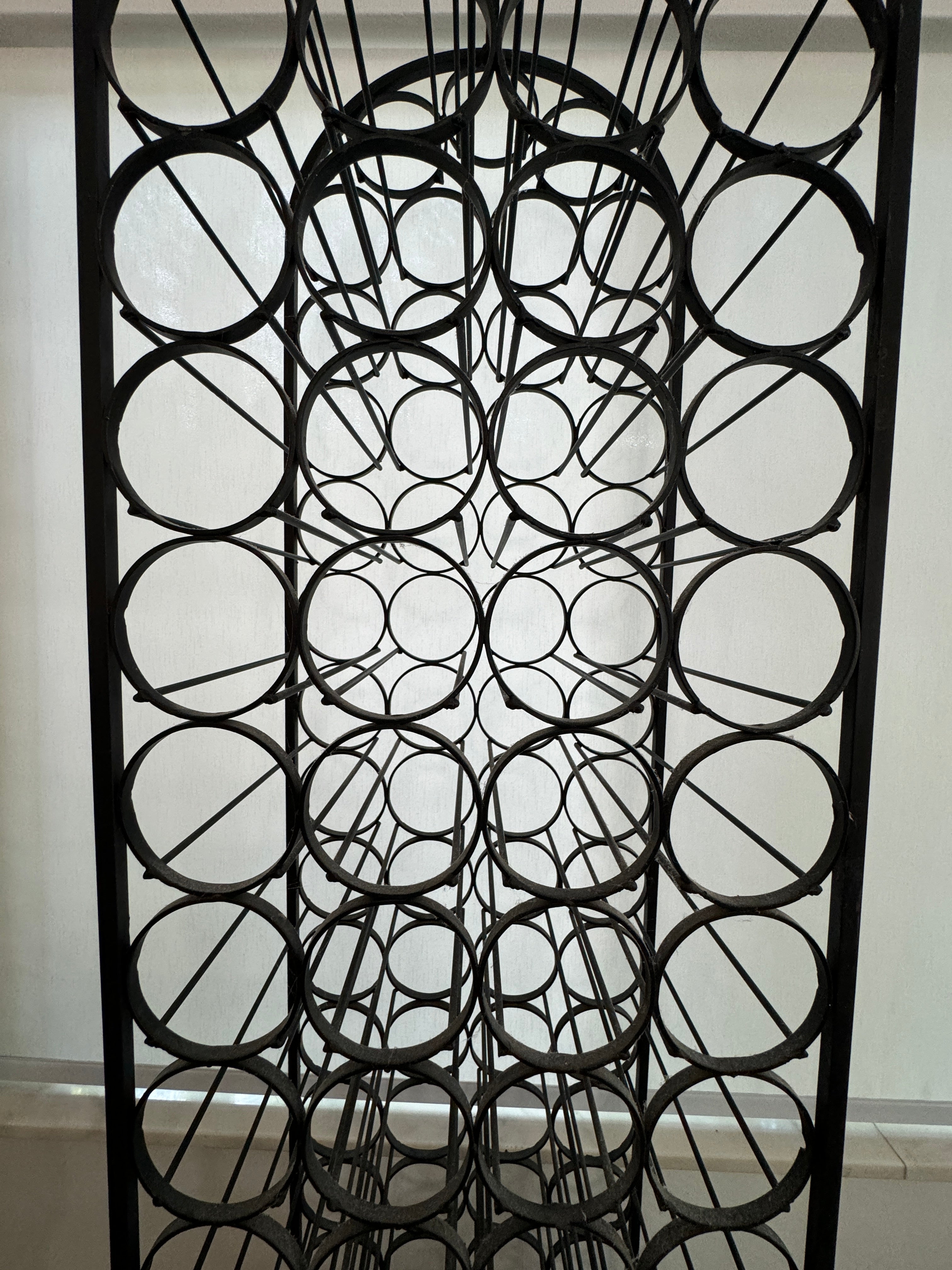 1970 Arthur Umanoff Wine Rack Retro Mid-Century - 67 Bottles