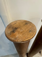 1901 Antique Solid Oak Support Columns - Architectural Salvage - A Pair