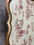 Vintage Hand Painted Chinoiserie Coffee/Tray Table by Sarreid, Ltd.