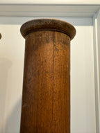 1901 Antique Solid Oak Support Columns - Architectural Salvage - A Pair