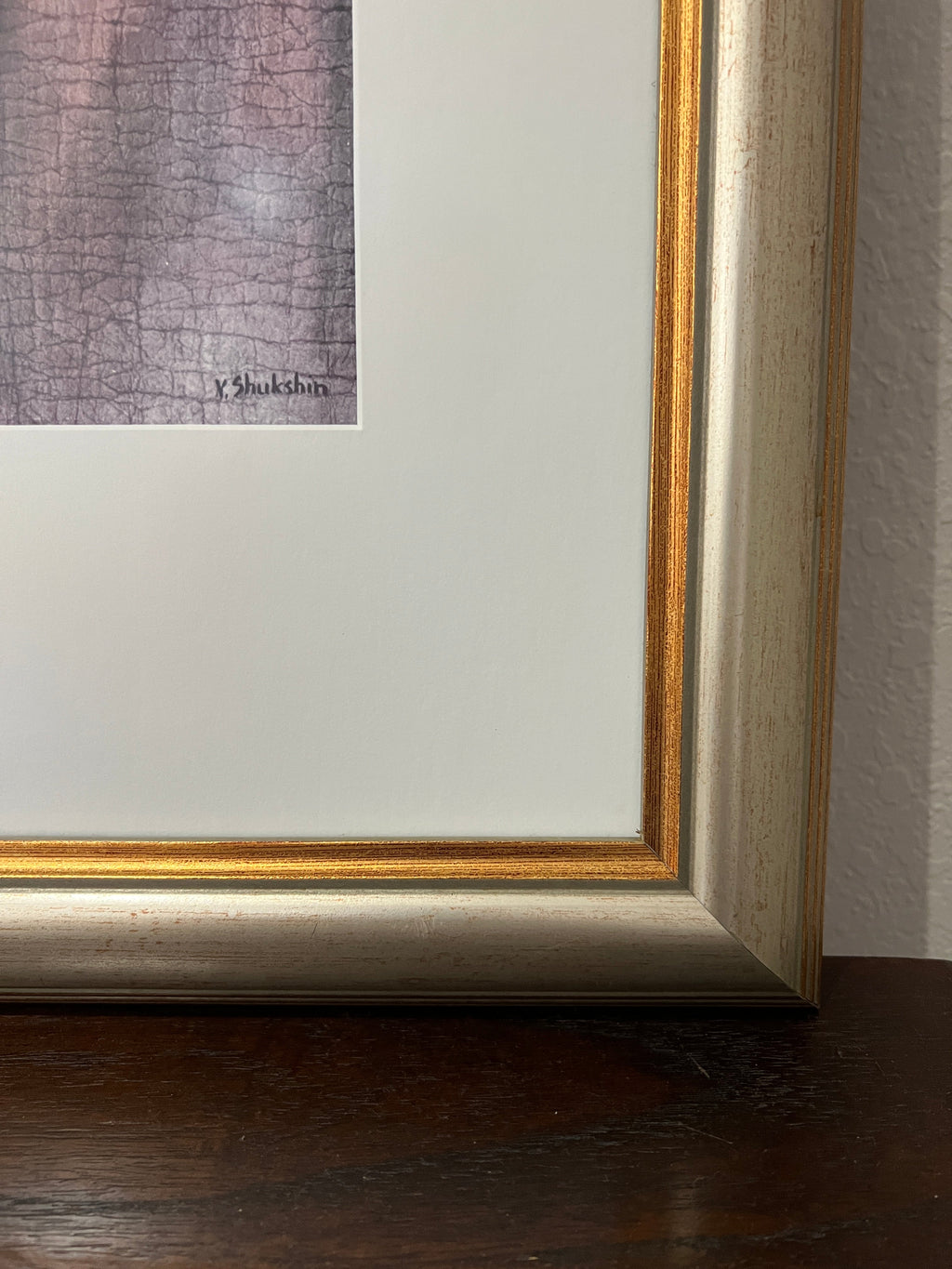 Nude Woman Silhouette - Original Art - Set of 2, Matted and Framed