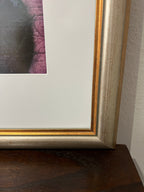 Nude Woman Silhouette - Original Art - Set of 2, Matted and Framed