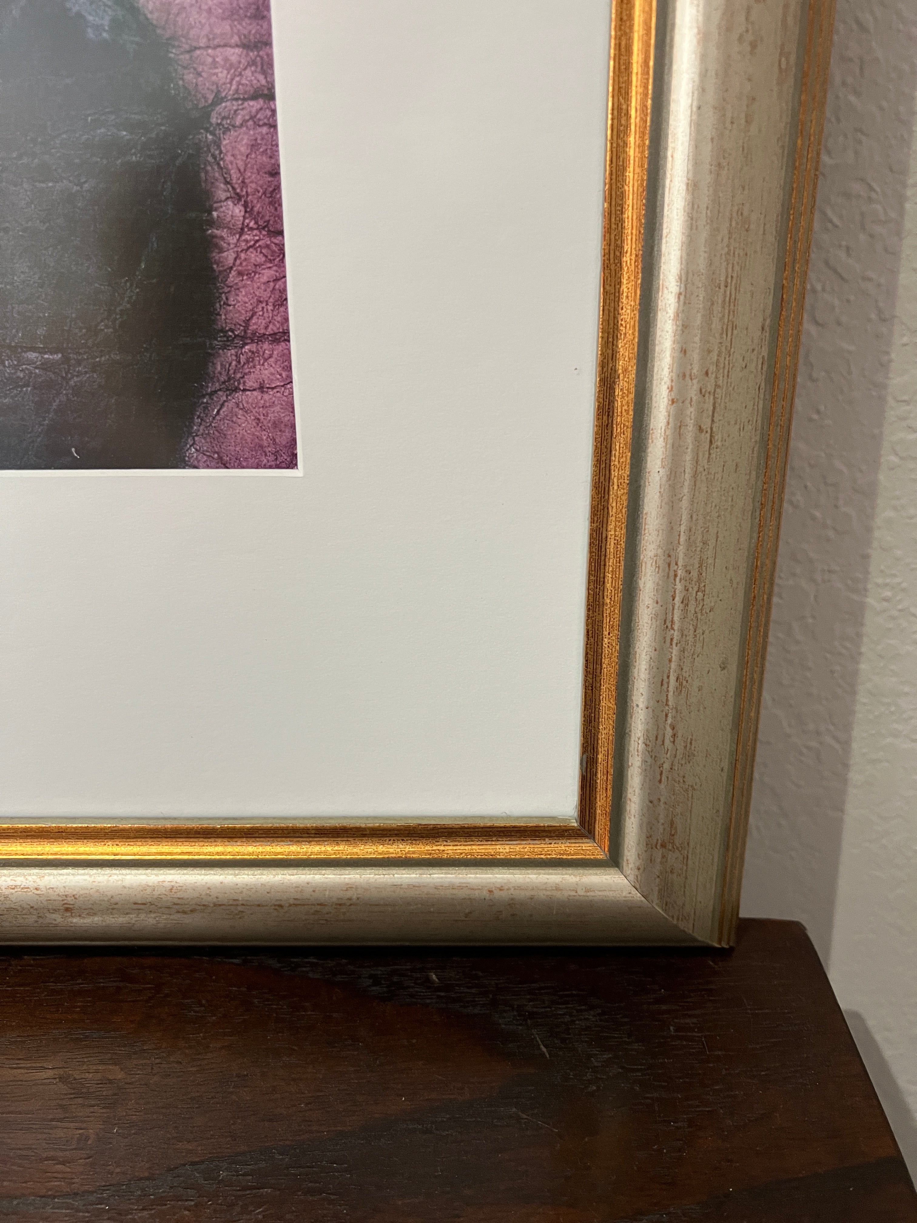 Nude Woman Silhouette - Original Art - Set of 2, Matted and Framed