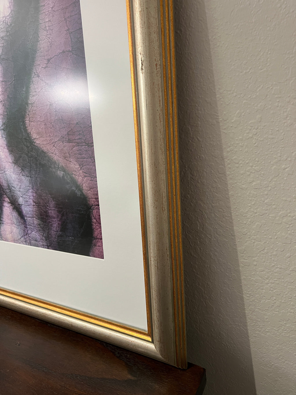 Nude Woman Silhouette - Original Art - Set of 2, Matted and Framed