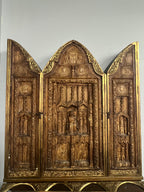 Bargueno Toledano - Carved Antique Secretaire Desk