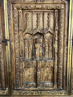 Bargueno Toledano - Carved Antique Secretaire Desk