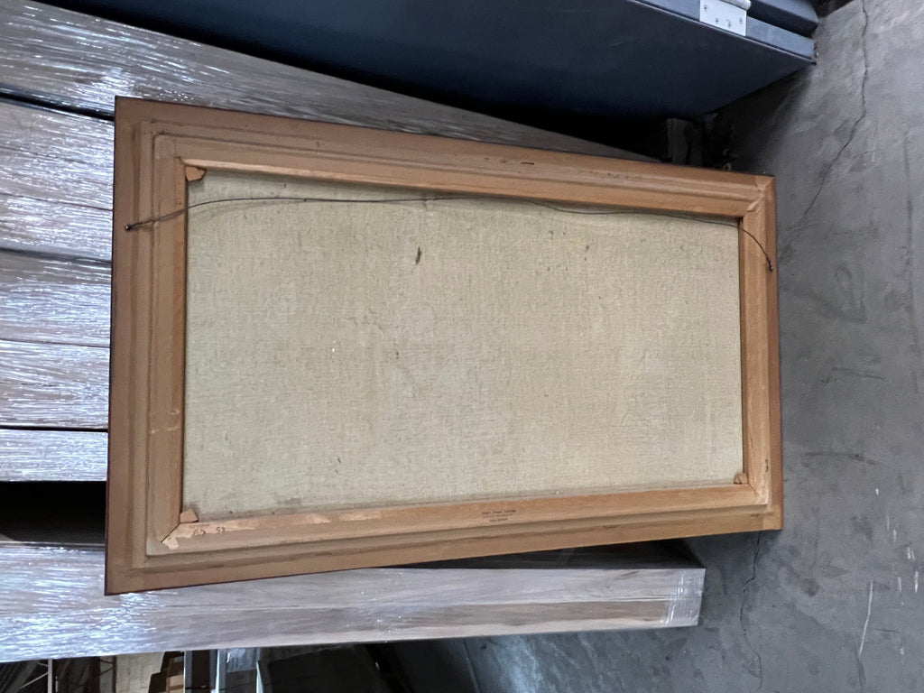 Vintage Old Spanish Village by Artist L. Santos