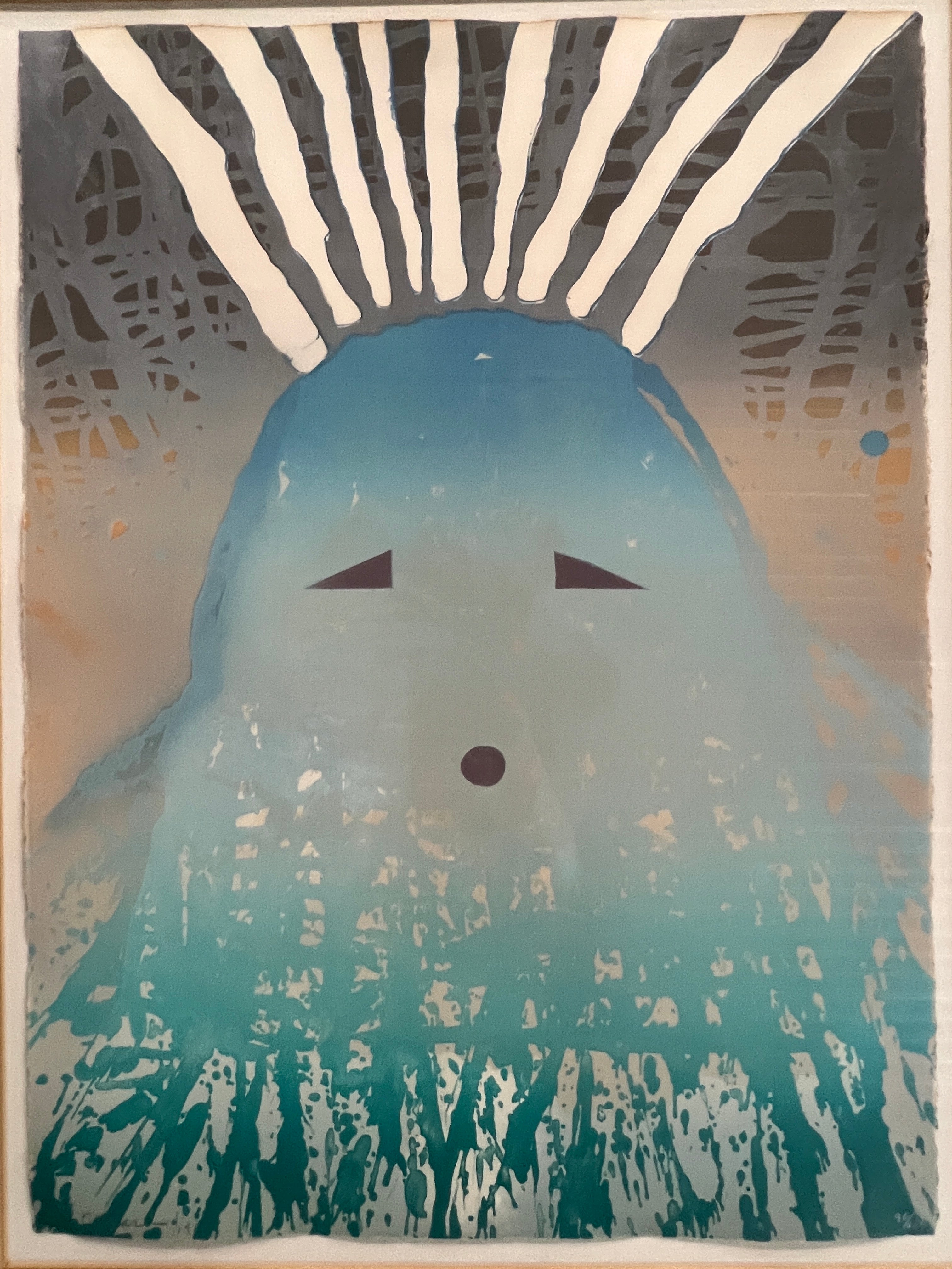 Born of Water by R.C. Gorman, 1980 Signed Original Stone Lithograph