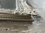 Ornate Silver Mirror - Medium Sized, Can be customized, Hangs horizontally or vertically
