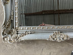 Ornate Silver Mirror - Medium Sized, Can be customized, Hangs horizontally or vertically