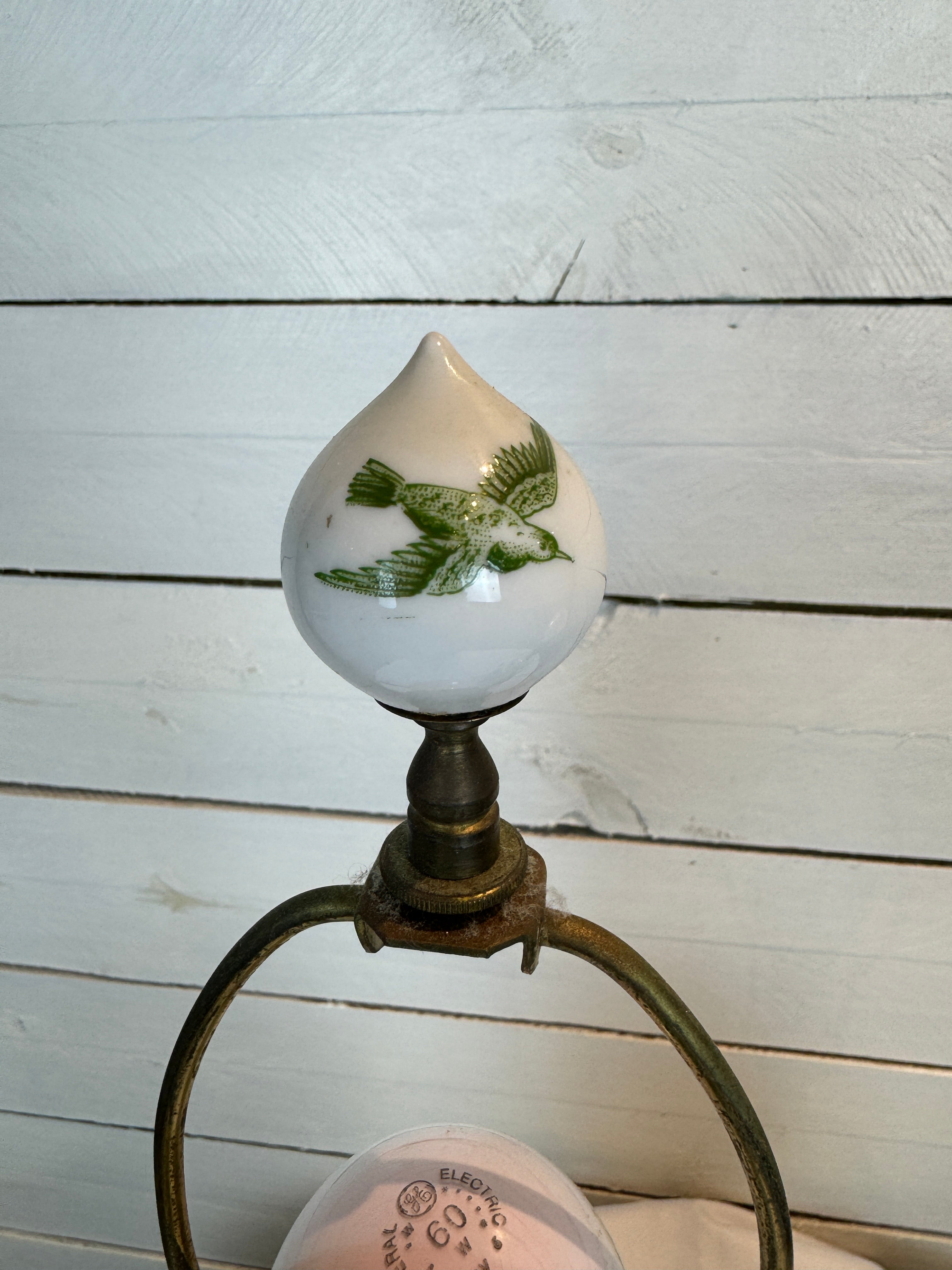 Green & Gold Ginger Jar Ceramic Lamp - Set of Two