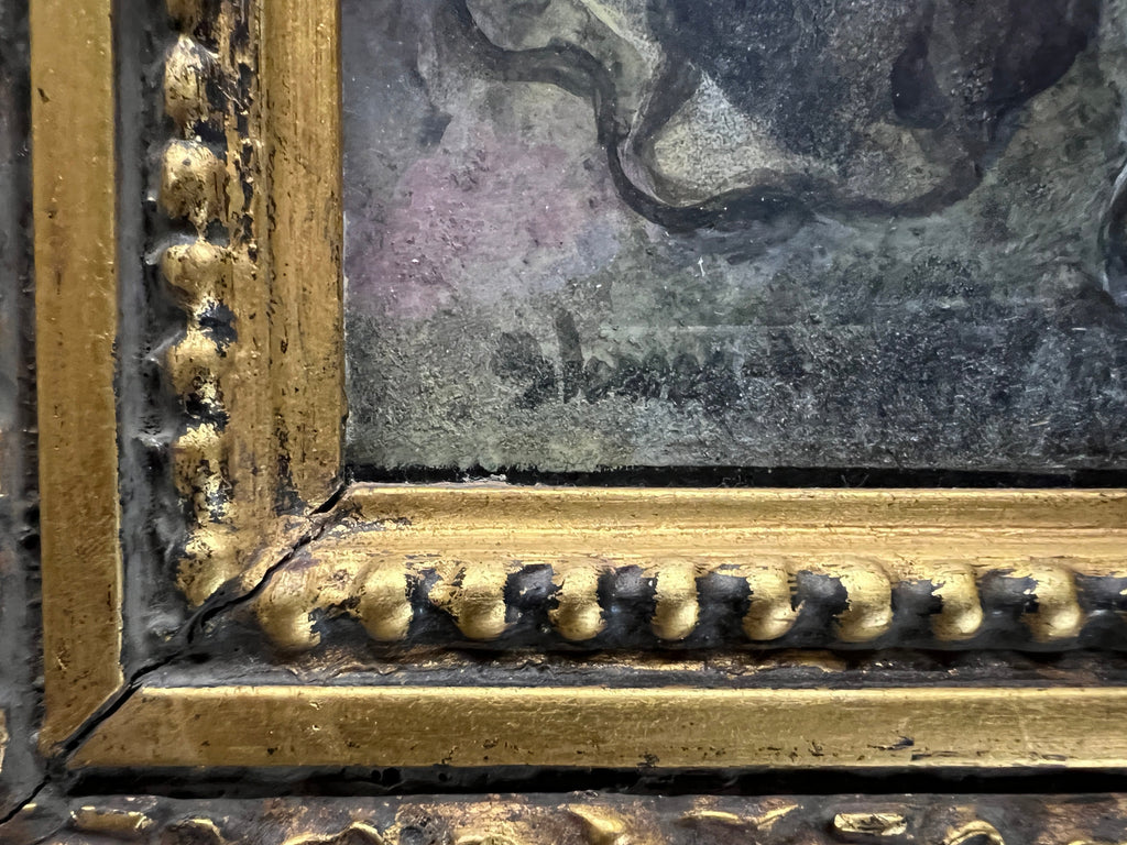 Framed Acrylic and Watercolor on Paper, Gloria Lomas, 2002, Original