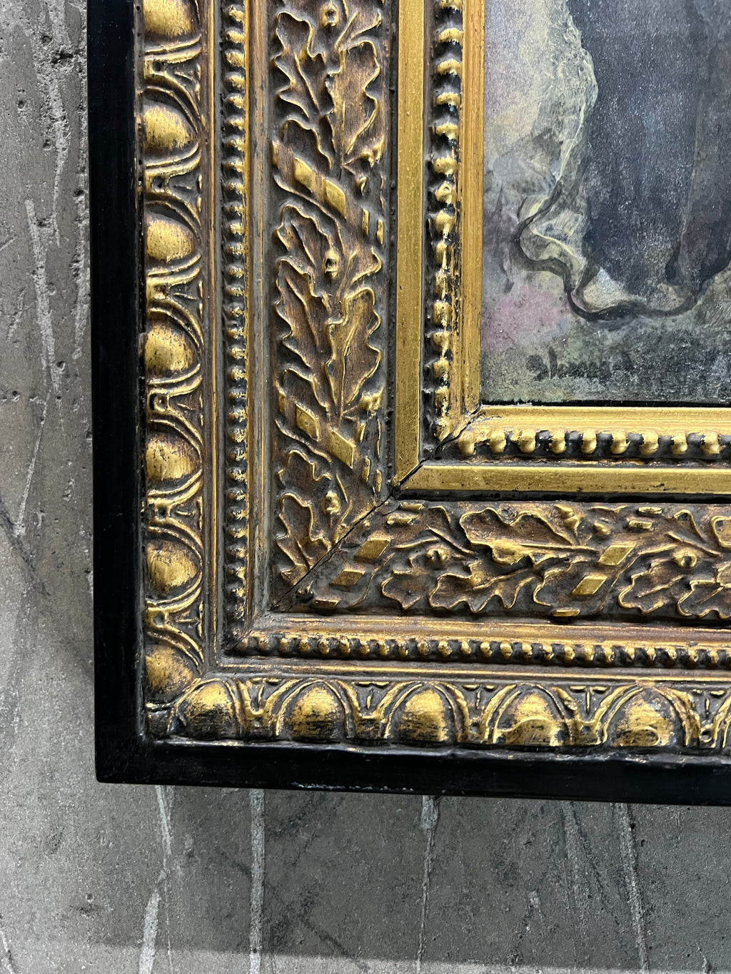 Framed Acrylic and Watercolor on Paper, Gloria Lomas, 2002, Original