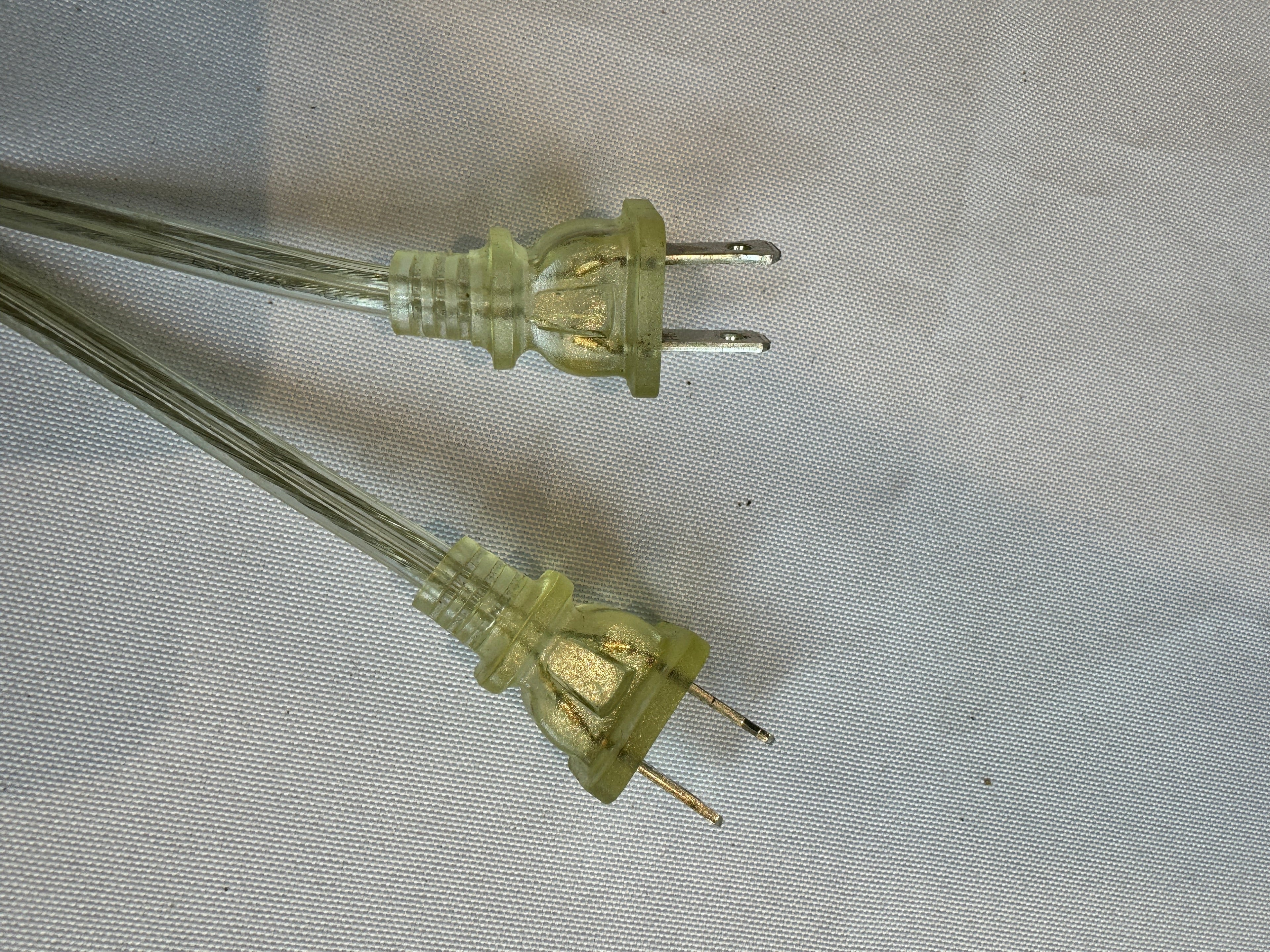 Crackled Glass Desk or Table Lamps Shade Included - Set of Two