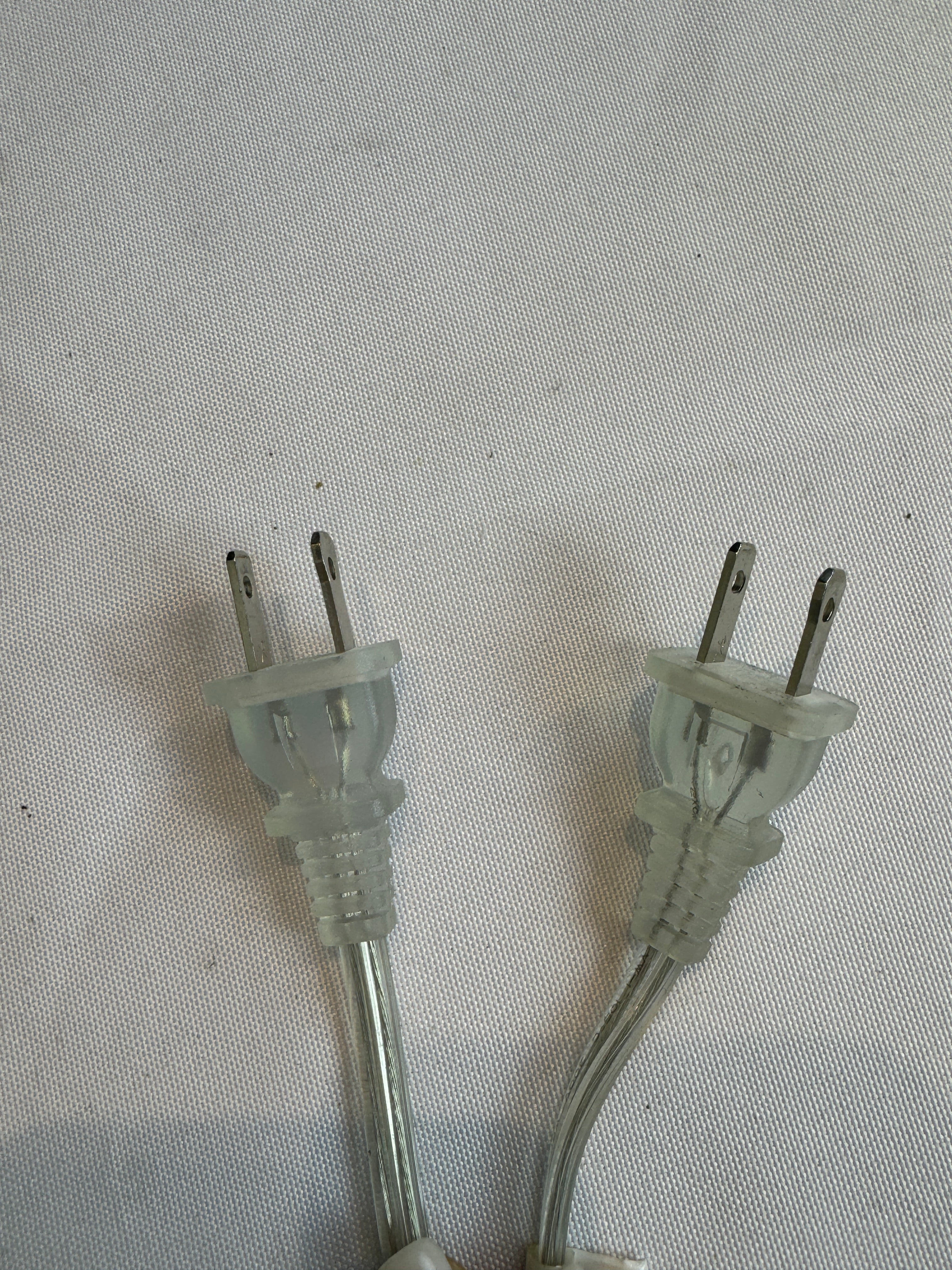 Glass Diamond Shaped Lamps with Shades - Set of Two