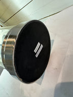 Clear Lamp Base with Drum Shade