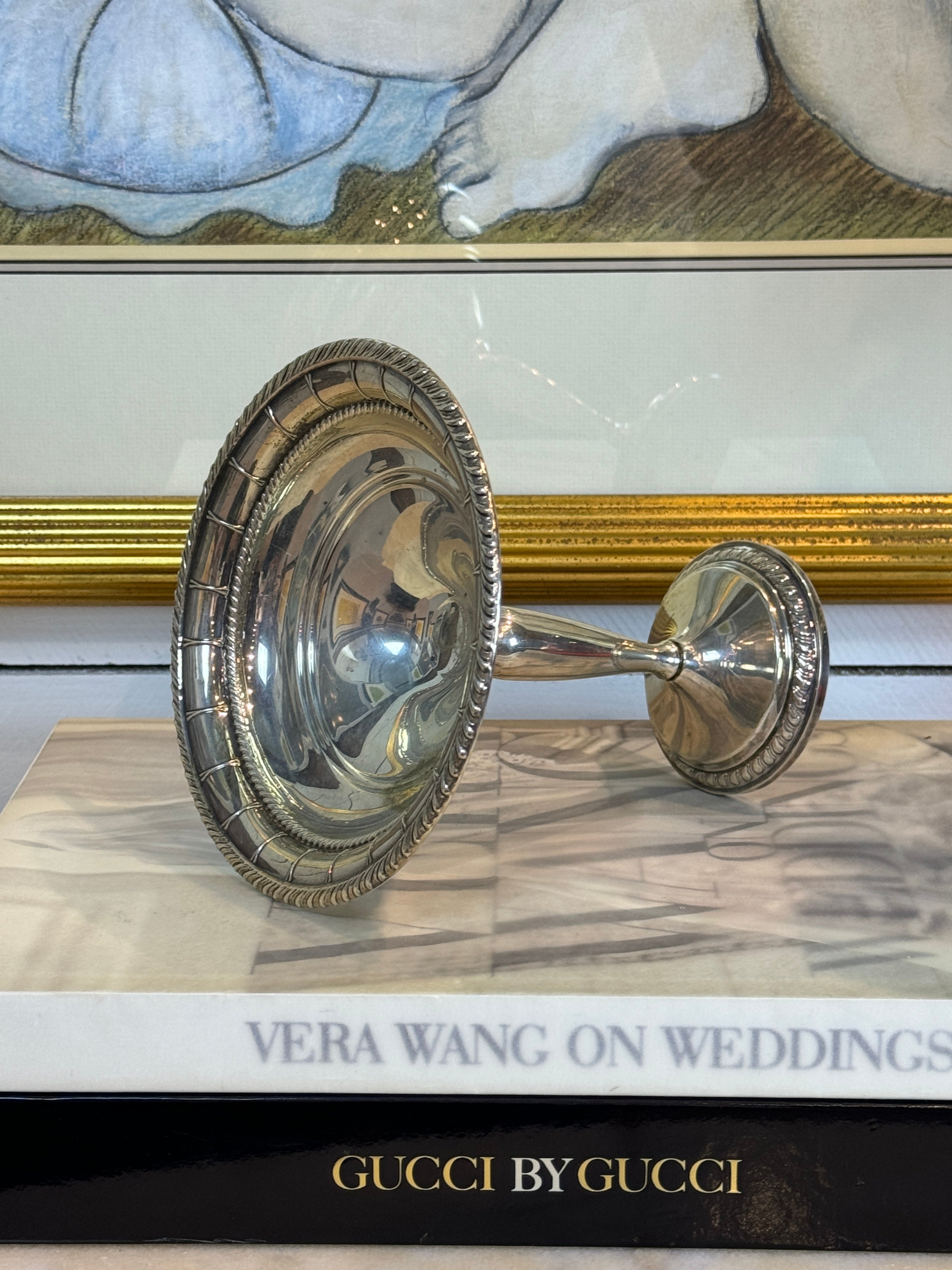 Columbia Weighted Sterling Silver Pedestal Compote Candy Dish