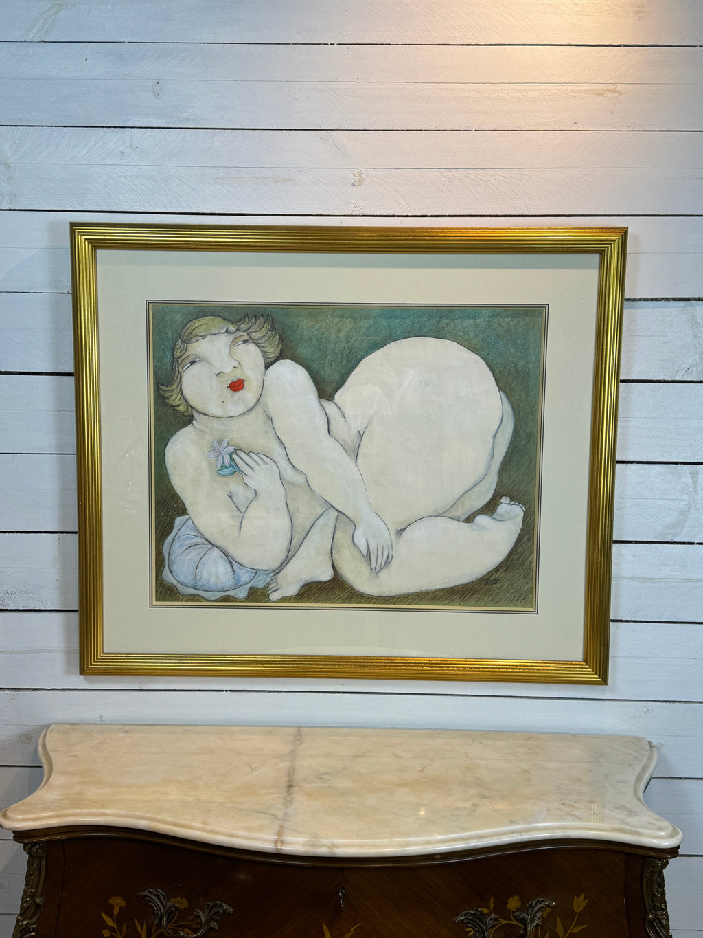 Portrait of a Robust Woman - Original Pastel Art