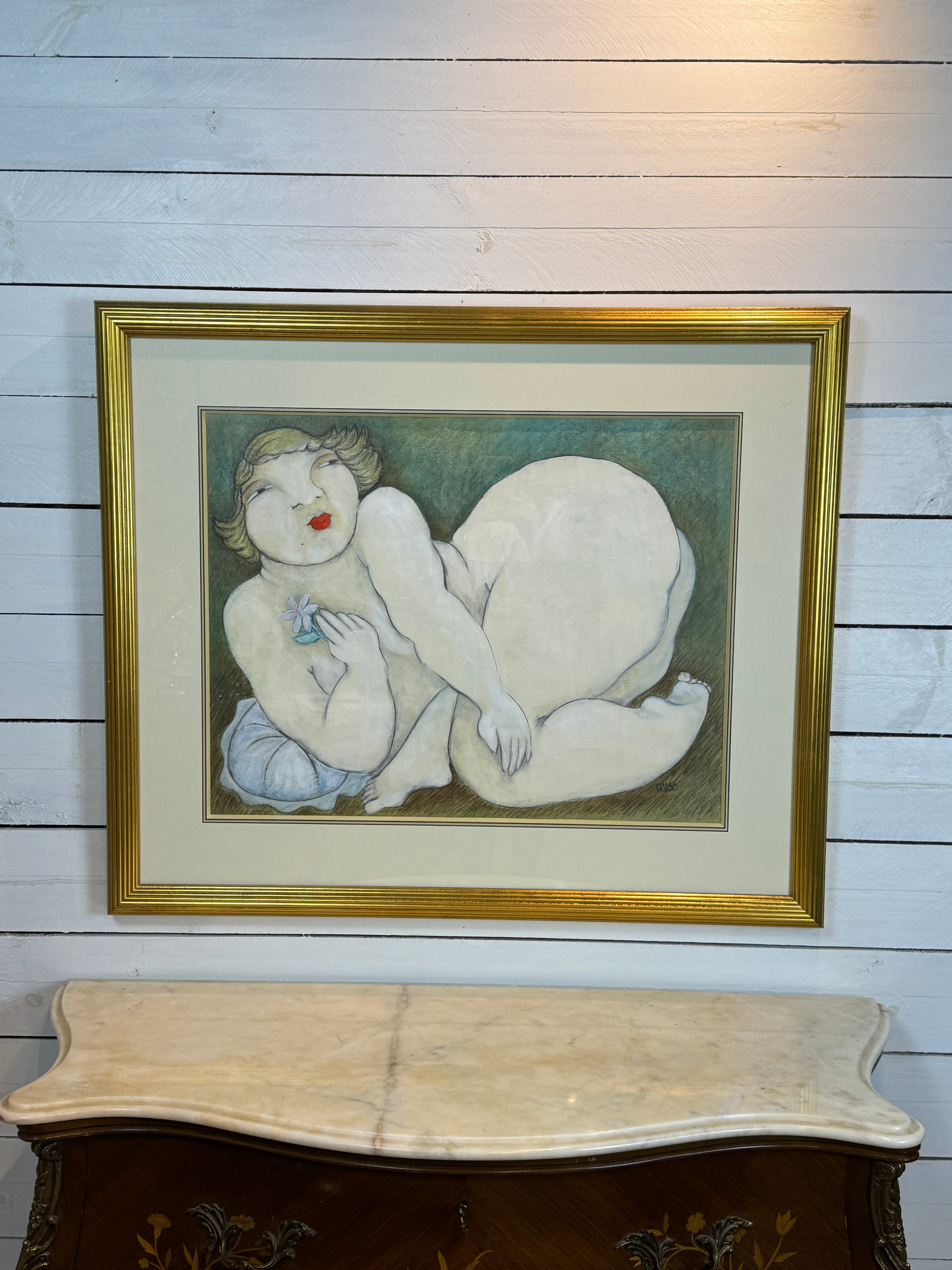 Portrait of a Robust Woman - Original Pastel Art