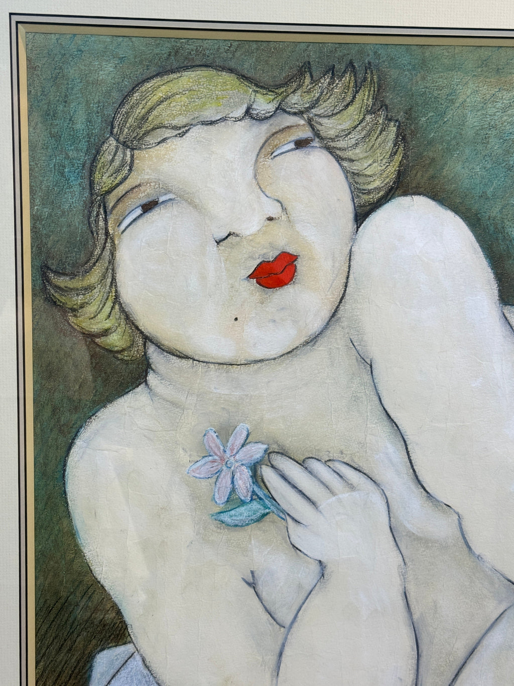 Portrait of a Robust Woman - Original Pastel Art