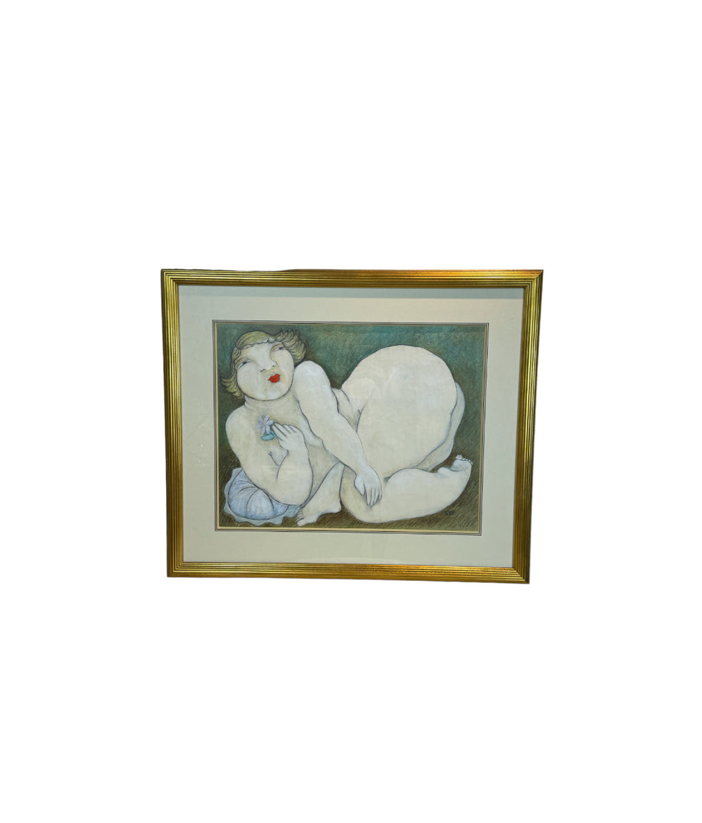 Portrait of a Robust Woman - Original Pastel Art
