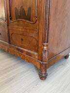 19th Century French Provincial Showcase China and Display Cabinet