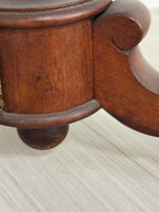 Antique Victorian Pedestal Parlor Side Table - Short Table or Plant Stand