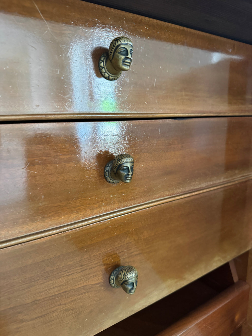 Victorian Carved Walnut Clawfoot Buffet Sideboard Credenza - Zipfel Furniture