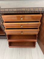 Victorian Carved Walnut Clawfoot Buffet Sideboard Credenza - Zipfel Furniture