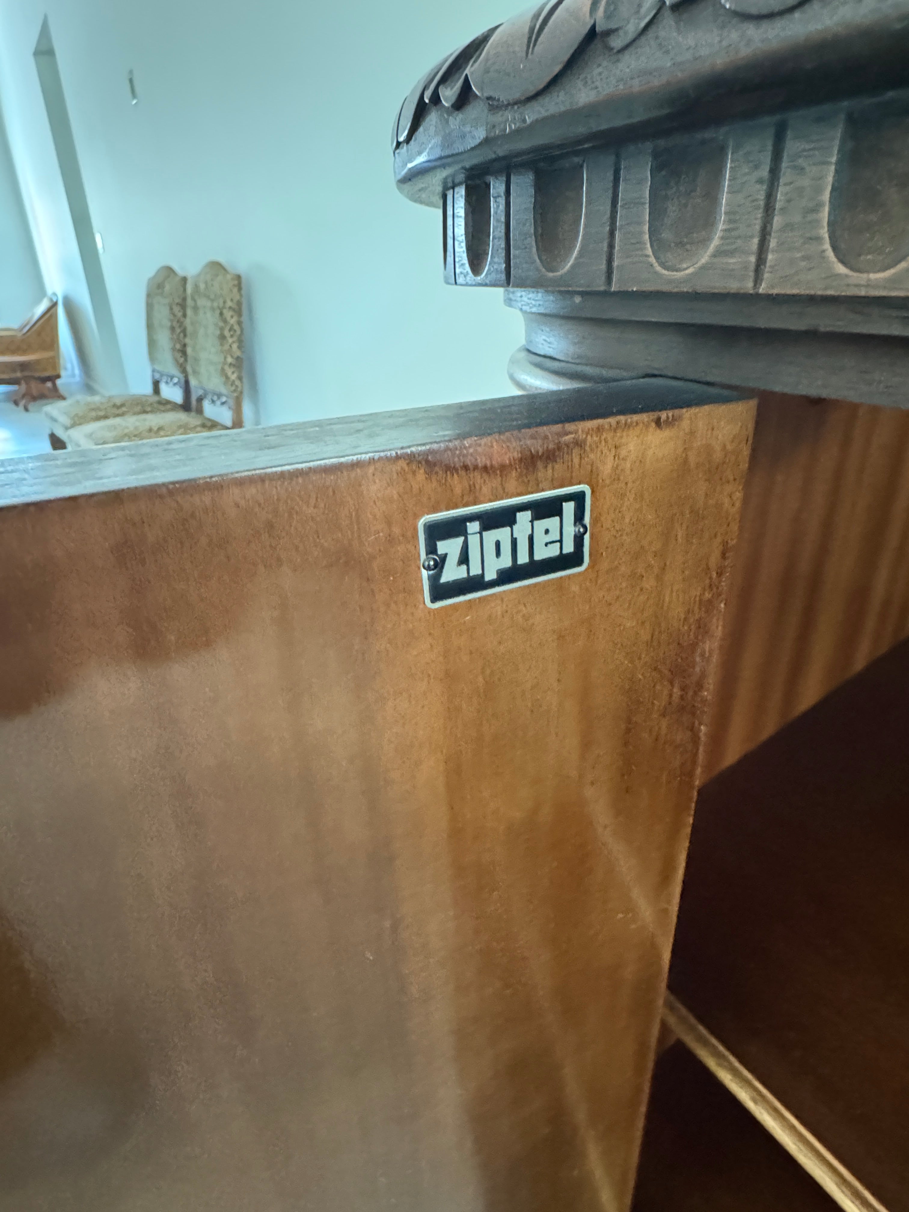Victorian Carved Walnut Clawfoot Buffet Sideboard Credenza - Zipfel Furniture