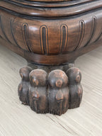 Victorian Carved Walnut Clawfoot Buffet Sideboard Credenza - Zipfel Furniture