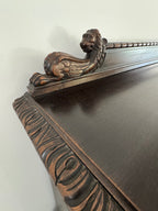 Victorian Carved Walnut Clawfoot Buffet Sideboard Credenza - Zipfel Furniture
