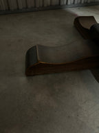 1960s Mexican Rustic Round Pedestal Dining Table