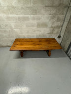 Vintage 1960s Rustic Coffee Table