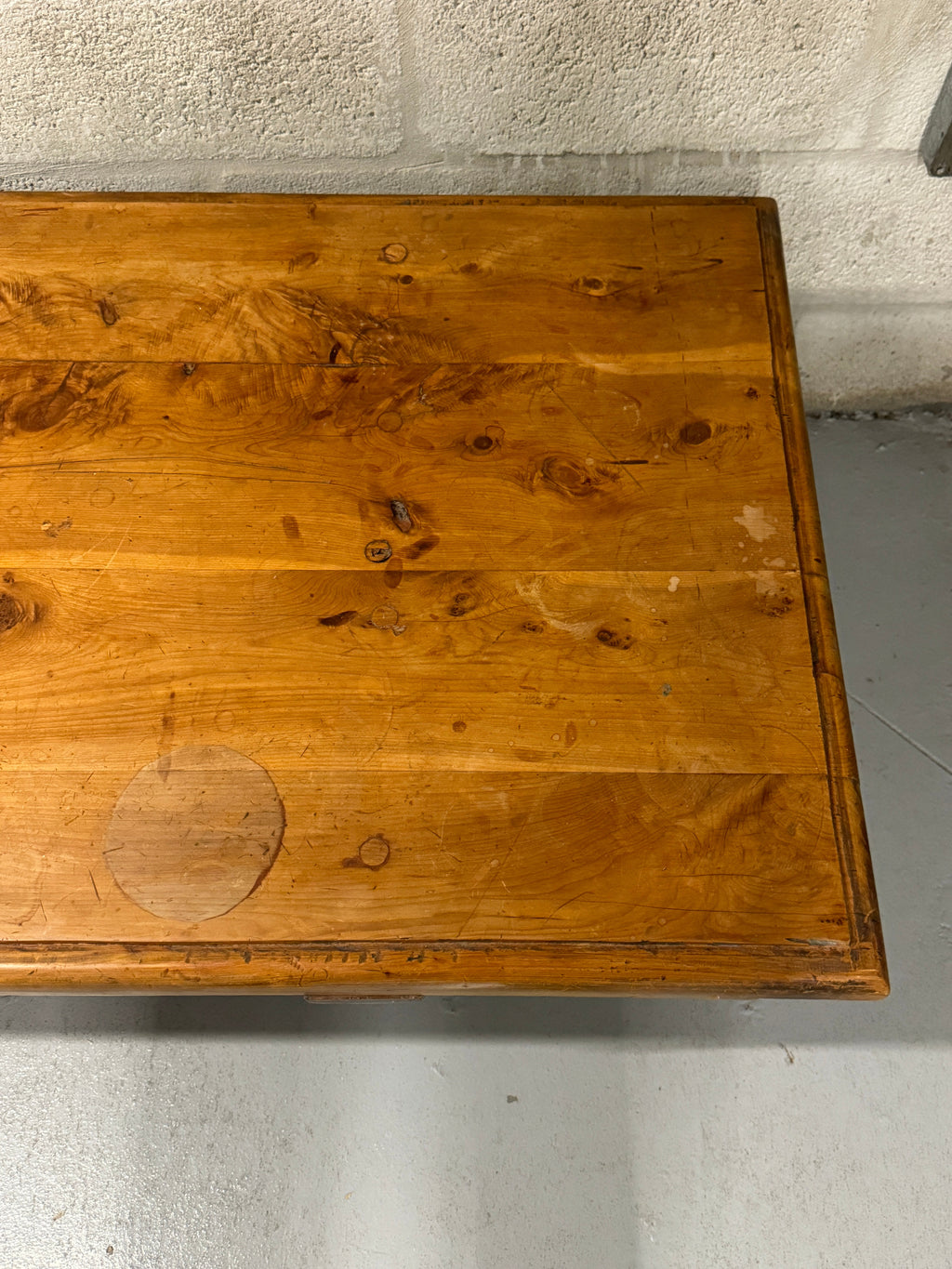 Vintage 1960s Rustic Coffee Table