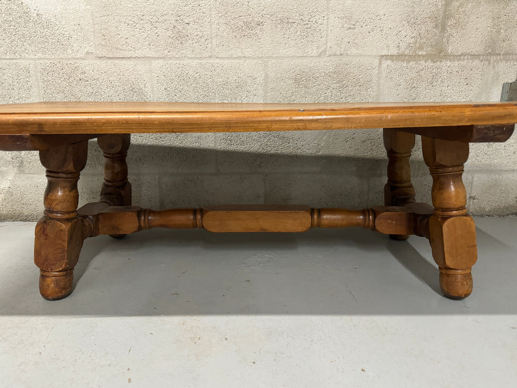 Vintage 1960s Rustic Coffee Table