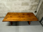 Vintage 1960s Rustic Coffee Table