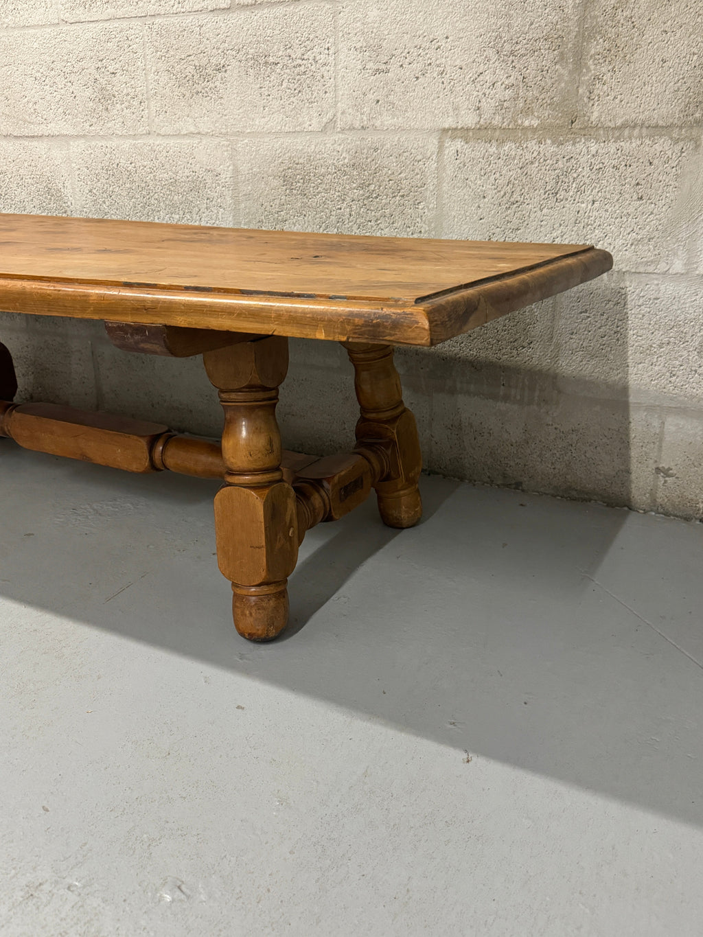 Vintage 1960s Rustic Coffee Table