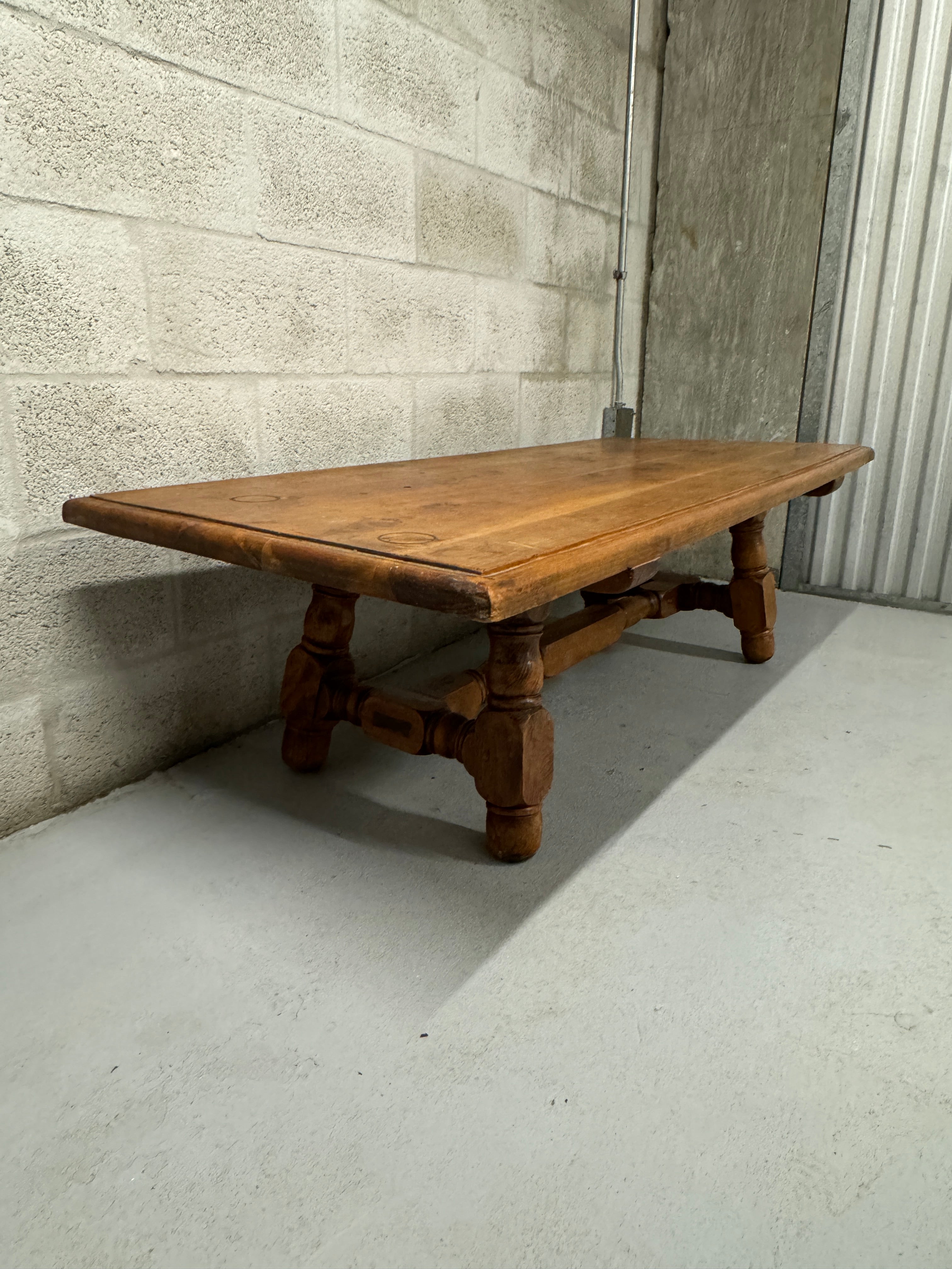 Vintage 1960s Rustic Coffee Table