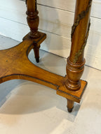 Bronze Ormolu Mounted Oval Marquetry End, Side or Accent Table