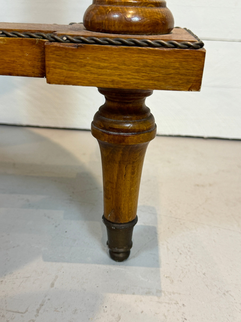 Bronze Ormolu Mounted Oval Marquetry End, Side or Accent Table