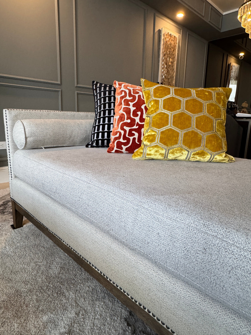 Perigold Four Hands Mercury Chaise Lounge
