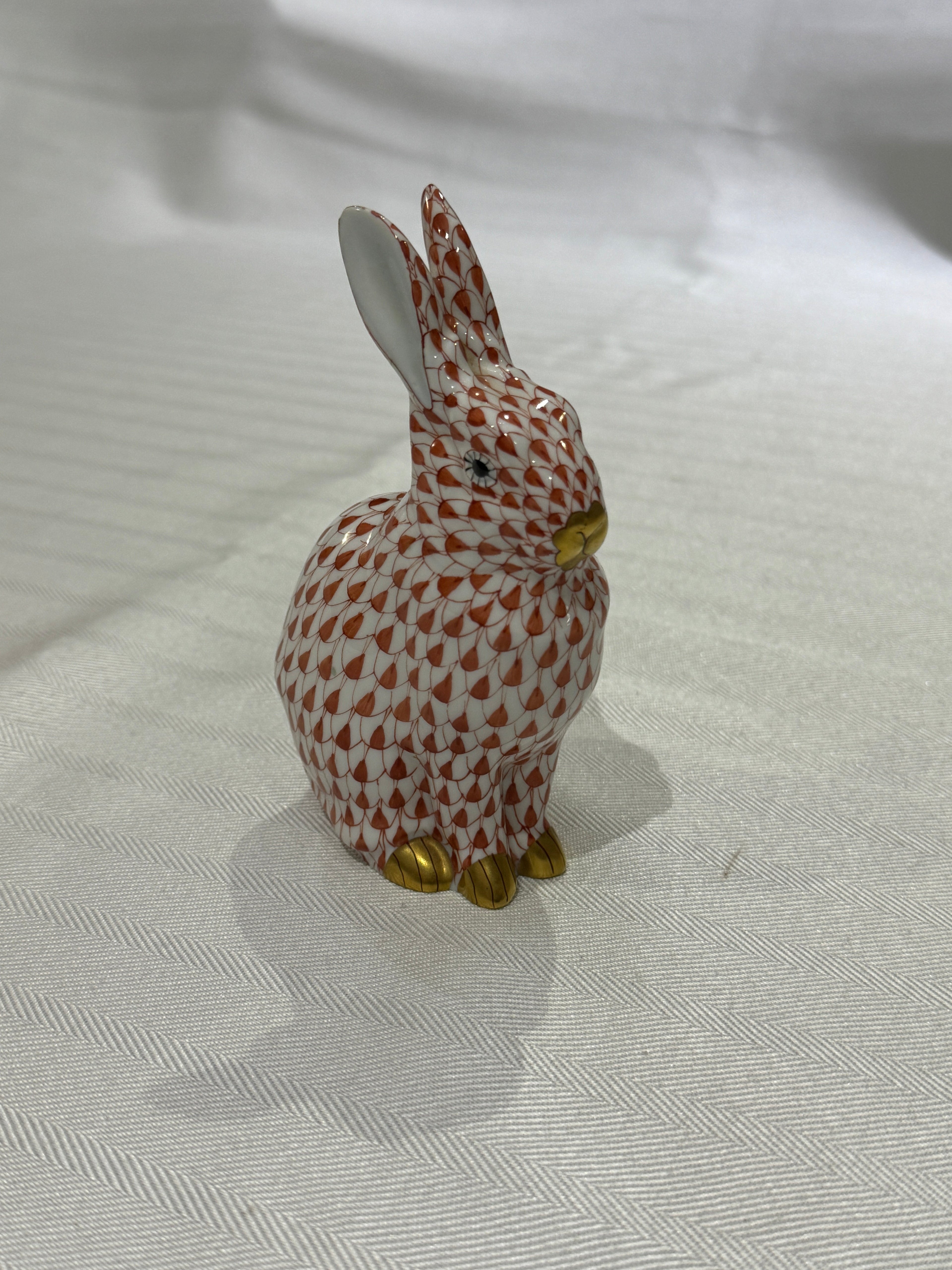 Vintage Herend Bunny Rabbit Hand Painted #3