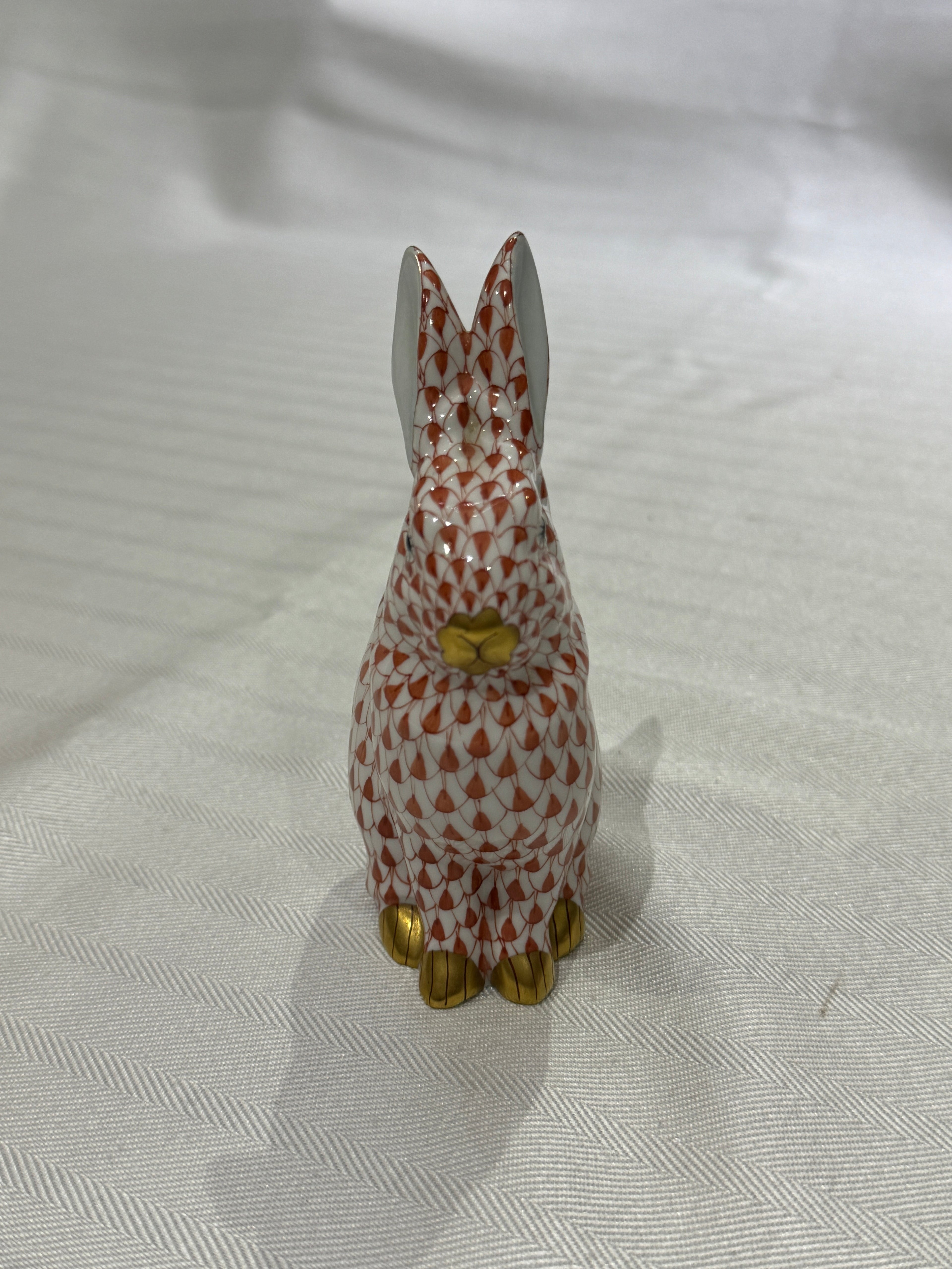 Vintage Herend Bunny Rabbit Hand Painted #3