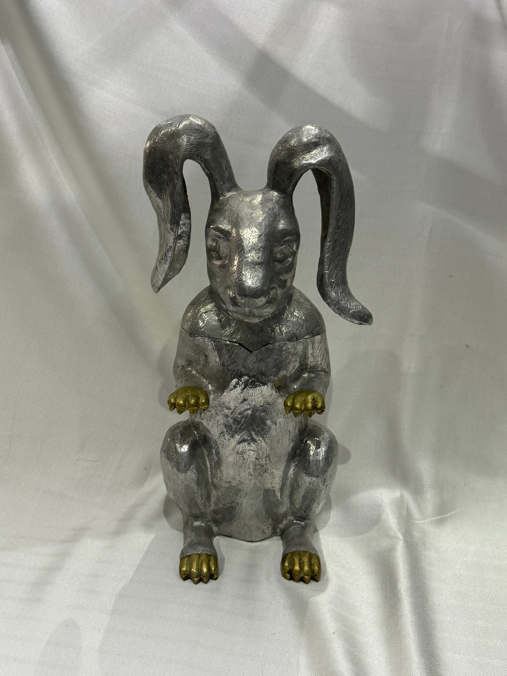 Vintage Rabbit Ice Bucket & Wine Cooler by Arthur Court, 1986
