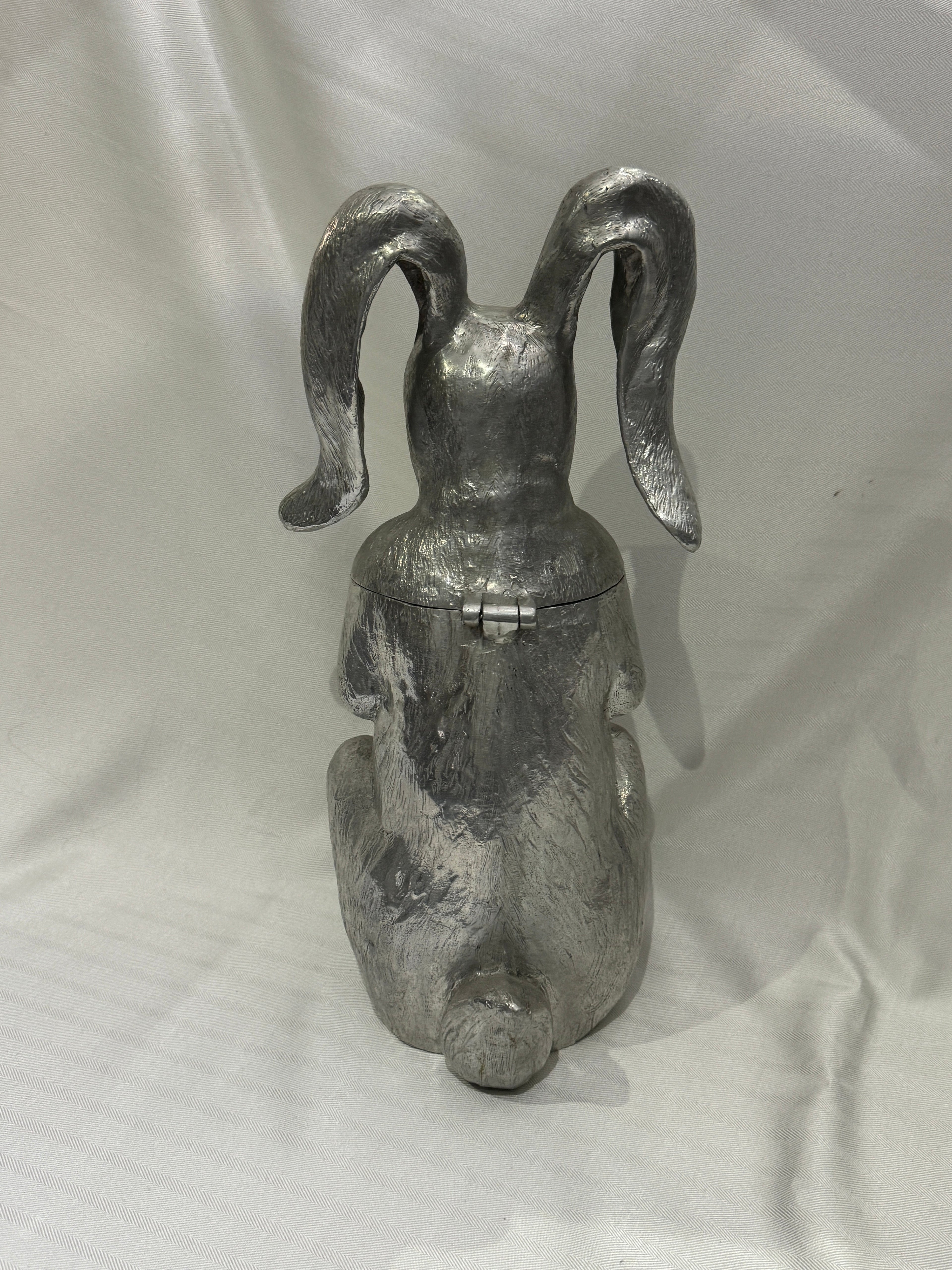 Vintage Rabbit Ice Bucket & Wine Cooler by Arthur Court, 1986