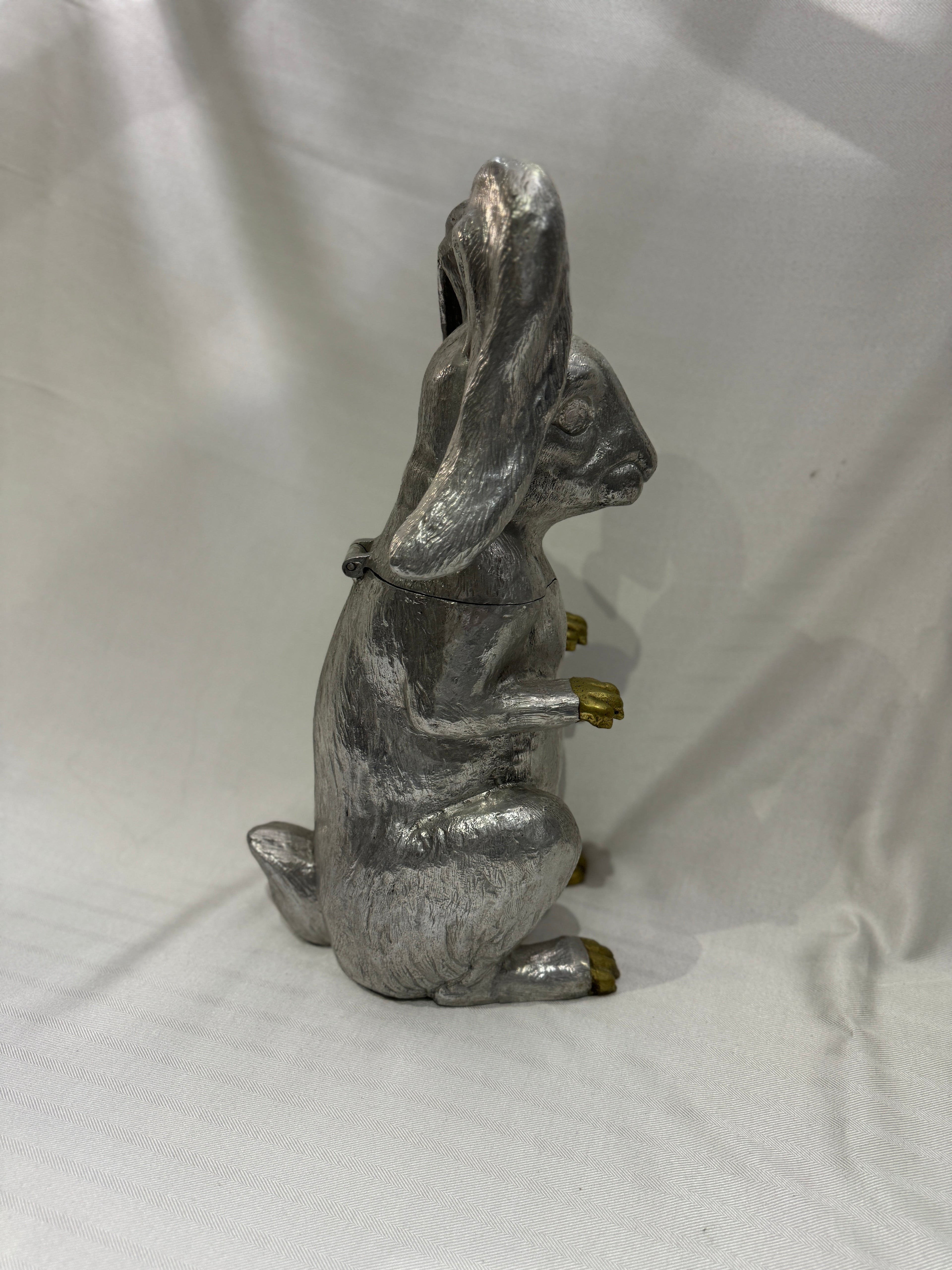 Vintage Rabbit Ice Bucket & Wine Cooler by Arthur Court, 1986