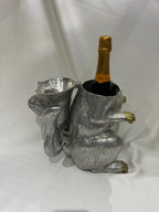 Vintage Rabbit Ice Bucket & Wine Cooler by Arthur Court, 1986