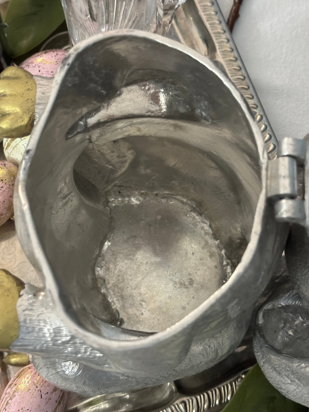 Vintage Rabbit Ice Bucket & Wine Cooler by Arthur Court, 1986
