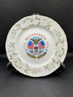 Commemorative Bicentennial 1776-1976 Porcelain Collectors Plate by Sheffield Fine China
